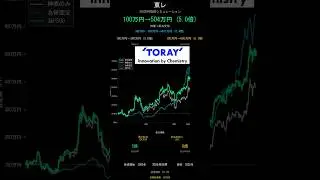 東レ vs S&P500 100万円2000年に投資してガチホしてたら #株式投資 #sp500 #日本株 #個別株 #資産運用 #インデックス投資 #長期投資