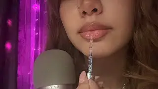 ASMR Lip Gloss Application 