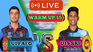 AFGHANISTAN VS SRI LANKA U19 2026 WARM-UP MATCH | LIVE CRICKET BALL BY BALL COMMENTARY