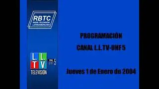 Programaci&oacute;n Canal L.L.TV-televisi&oacute;n - 1 de Enero de 2004