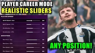 NEW EA FC 26 Player Career Mode Realistic Sliders For All Positions + Gameplay