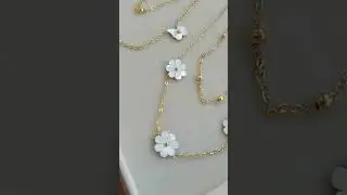 Gold Plated Daisy Flower Titanium Steel Jewelry Set - Burayidi Jewelry