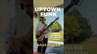 Uptown funk (bass cover) Mark Ronson f.t Bruno Mars #basscover #fodera #jamareoartis #brunomars