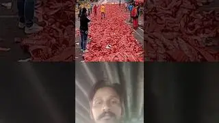 The 100-meter firecracker red carpet makes a stunning debut! #short #shorts