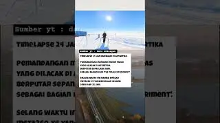 rekaman matahari 24 jam di antartika