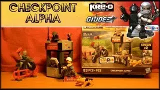 Animated Plastic GI Joe Hasbro TRU Exclusive Kre-o Kreon CheckPoint Alpha Video Review