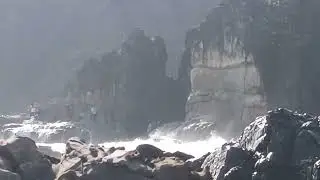Bear claw, Devils finger, kaurati's cave from upper Aquada fort, Goa