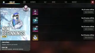 New Beginnings Event Reward |New Age |Free Fire New Event Free Reward