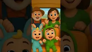 The Wheels on the Bus | Kids Song with Milo, Rex & Luna | Nursery Rhymes | Little Bunnies
