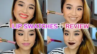 LA Splash Cosmetics Lip Couture & Smitten Lip Tint REVIEW + LIP SWATCHES