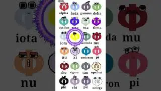 Greek alphabet lore song new version #alphabetlore #alphabetloresong #shorts