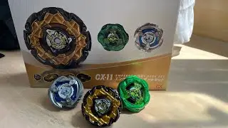Unboxing do Emperor Might Deck Set: CX-11 de Beyblade X