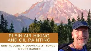 How to Paint a Mountain at Sunset Part 1