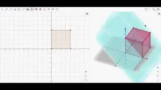 Using GeoGebra to draw a Plane of Symmetry of a cube