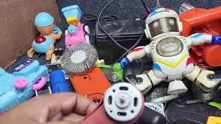 Breaking and opening fan motor and toys motor for DIY Homemade idea II Scrap Yard Tech