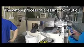copra drying and oil press line