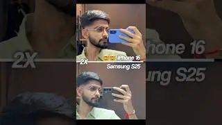 No Controversy 😂 Camera comparison between iphone 16 and Samsung S25 #iphone #samsung #iphone16