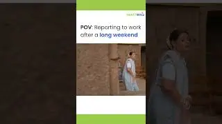 Reporting to work after long weekend #shorts #funny