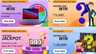 Amazon Great Republic Day Sale Special Quiz Answers | Great Republic Day Pictionary Quiz Answers