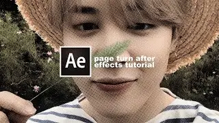 page turn after effects tutorial | #LIA