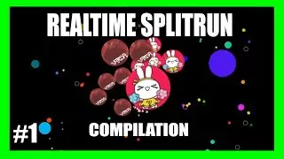 Agar.io - Realtime Splitrun Compilation #1