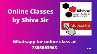 Online classes in Python by Shiva Sir