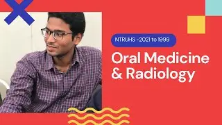 Oral Medicine & Radiology - Chapter wise - NTRUHS 2021 - 1999