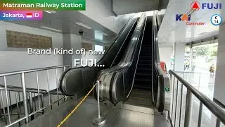 FUJI Heavy-Duty Escalators - Matraman Railway Station, Jakarta, ID