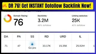 🔥 DR 76 Instant Approval! Get FREE High Authority Dofollow Backlink Now!