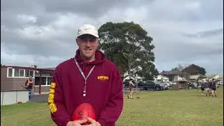 East Geelong reserves co-coach Nathan Berry prepares for North Geelong