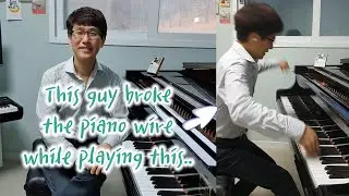 I broke the piano wire while playing this music.. 😅 'Last Concertango'