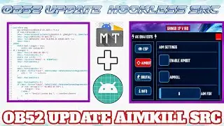 OB52 UPDATE AIMKILL SRC | HOW TO UPDATE SRC | HOW TO MAKE MOD MENU 