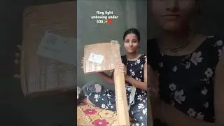 meesho ring light unboxing under 500 💖 #cover #mashup #meesho