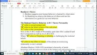 PSY405 (Personality Psychology) Short Notes Lectures 42,43,44,45 #VU Final term Preparation