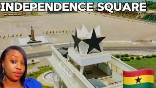 GHANA Independence Square 🇬🇭 Full Tour | Black star Square in Accra Ghana