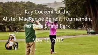 Kay Cockerill on 11th Tee at Sharp Park Benefit Tournament