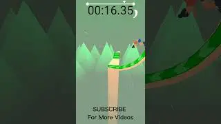 Reverse Video Game in Sky Roller: Rainbow Skating || Shorts