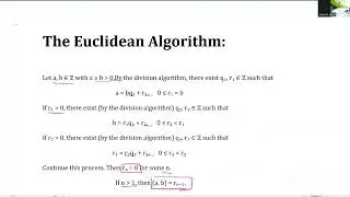 The Euclidean Algorithm || Number Theory