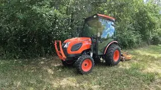 Kioti CK2610 SE with 72” woods finish mower