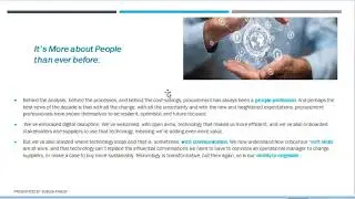 Procurement Transformation beyond 2020