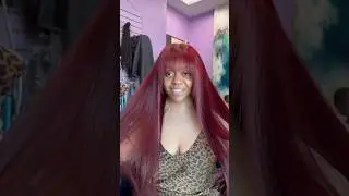 Red 5x5 Closure Wig | Belle Bree Hair #closure #closureinstall #closurewigs