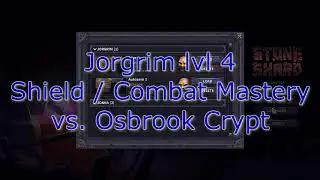 Stoneshard gameplay - Jorgrim lvl 4 Shield/Combat Mastery vs. Osbrook Crypt