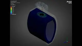 Oblique Loading - Two-Piece Implant - Cortical Bone - von Mises Stress