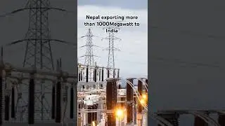 Nepal exporting 1000Megawatt electricity to India | NEA                 #india #nepal #shorts