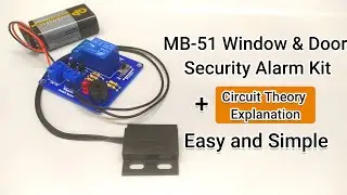 DIY Alarm System: DIY Window & Door Security Alarm Kit with magnetic switch, Home Alarm