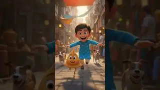 बच्चा और भागता समोसा |  समोसा बोला मुझे मत खा | मज़ेदार समोसा कहानी |#Shorts#FunnyCartoon#Samosa #ai