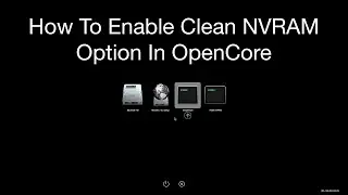 How to Enable Clean NVRAM Option in OpenCore
