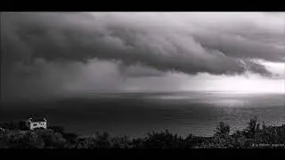 The little house above the sea..........