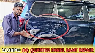 Scorpio N Quarter Panal Dant Repair 