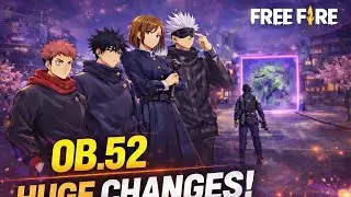 Free Fire &times; Jujutsu Kaisen is INSANE! 😱 OB52 Gameplay